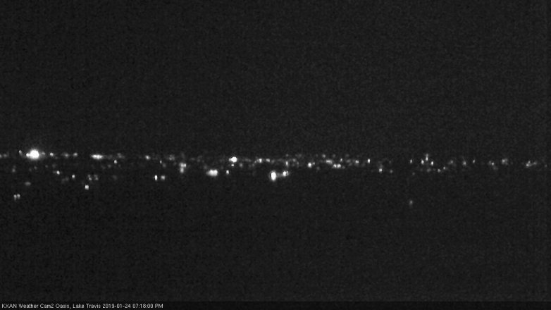 Lake Travis webcam, January 24, 2019 6:20 PM CT