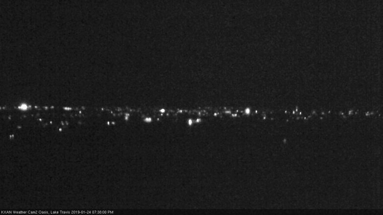 Lake Travis webcam, January 24, 2019 6:40 PM CT