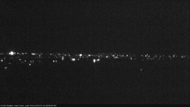 Lake Travis webcam, January 24, 2019 7:10 PM CT