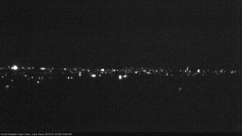 Lake Travis webcam, January 24, 2019 7:15 PM CT