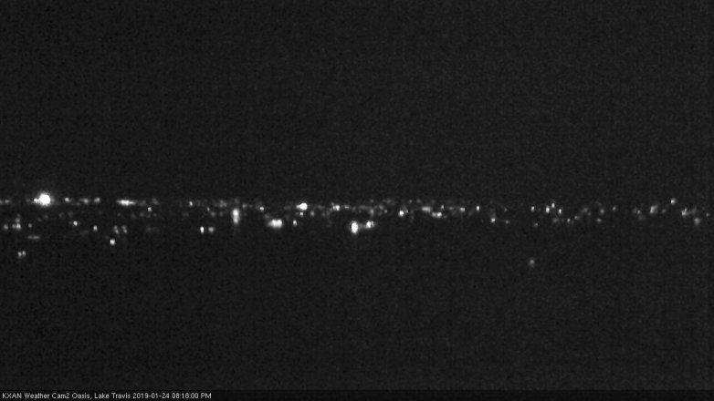Lake Travis webcam, January 24, 2019 7:20 PM CT