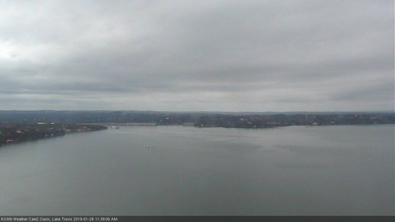 Lake Travis webcam, January 26, 2019 10:40 AM CT