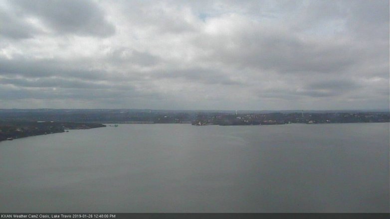 Lake Travis webcam, January 26, 2019 11:50 AM CT