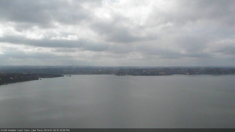 Lake Travis webcam, January 26, 2019 12:35 PM CT