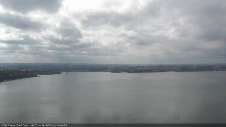 Lake Travis webcam, January 26, 2019 12:50 PM CT