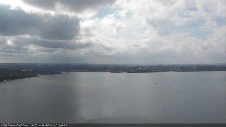 Lake Travis webcam, January 26, 2019 1:20 PM CT