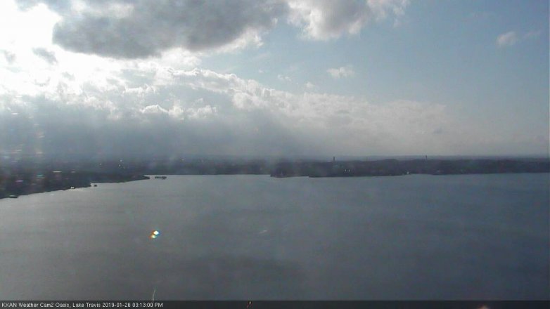 Lake Travis webcam, January 26, 2019 2:15 PM CT