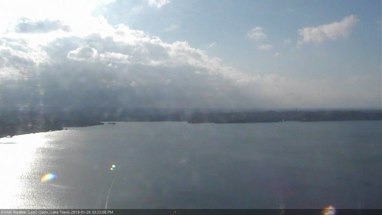 Lake Travis webcam, January 26, 2019 2:25 PM CT