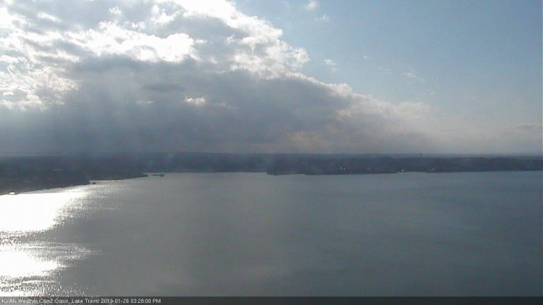 Lake Travis webcam, January 26, 2019 2:30 PM CT