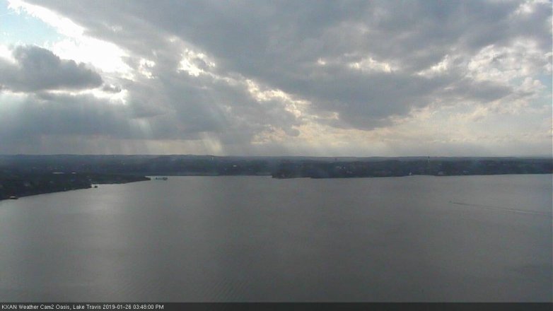 Lake Travis webcam, January 26, 2019 2:50 PM CT