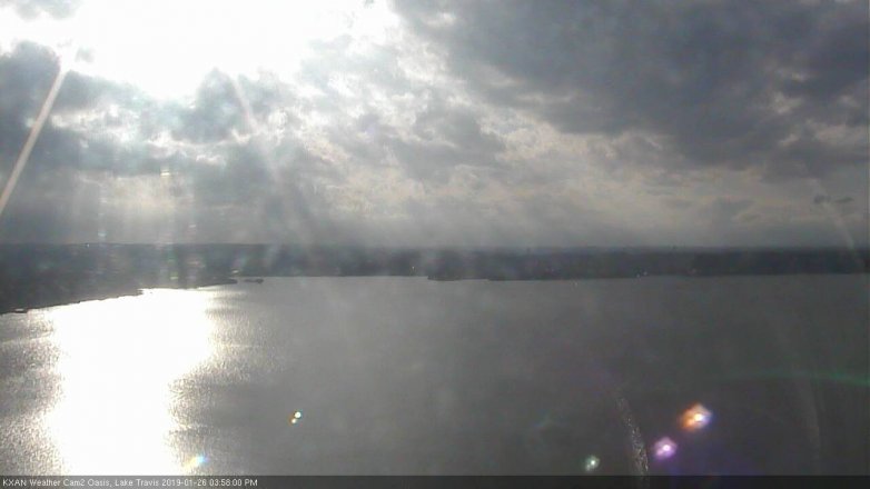 Lake Travis webcam, January 26, 2019 3:00 PM CT