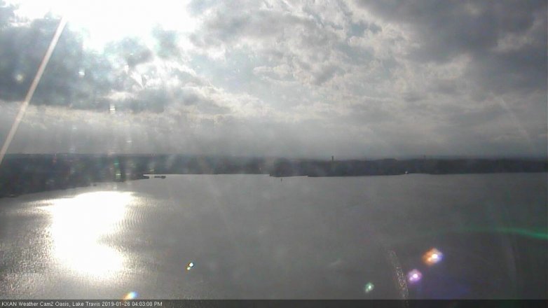 Lake Travis webcam, January 26, 2019 3:05 PM CT