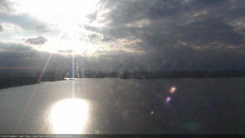 Lake Travis webcam, January 26, 2019 3:45 PM CT