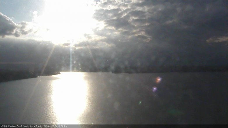 Lake Travis webcam, January 26, 2019 3:50 PM CT