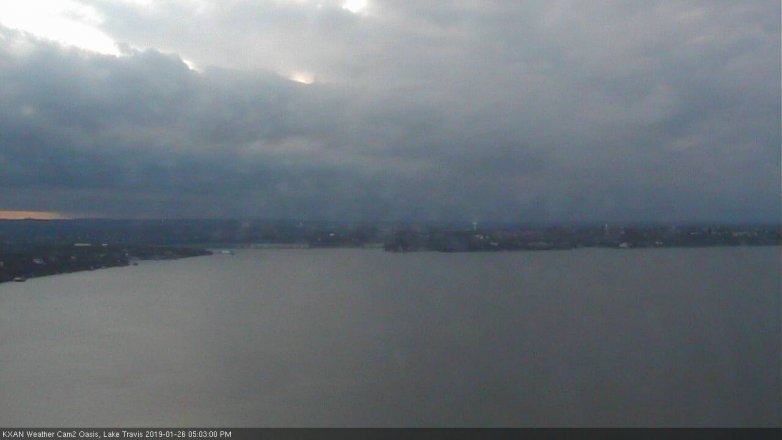 Lake Travis webcam, January 26, 2019 4:05 PM CT