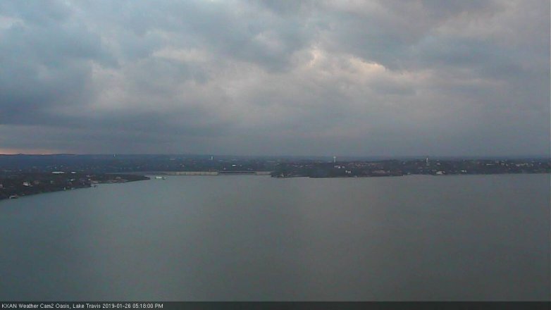 Lake Travis webcam, January 26, 2019 4:20 PM CT