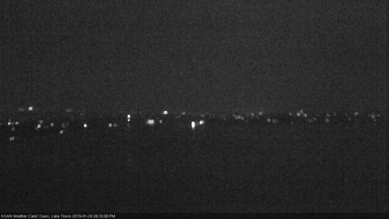 Lake Travis webcam, January 26, 2019 5:35 PM CT