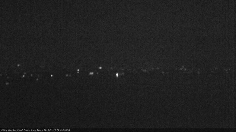 Lake Travis webcam, January 26, 2019 5:45 PM CT
