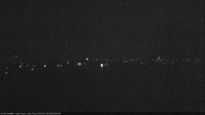 Lake Travis webcam, January 26, 2019 5:55 PM CT