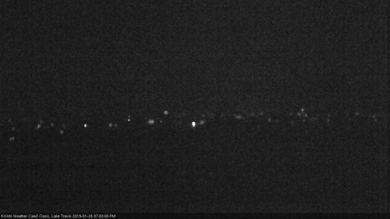 Lake Travis webcam, January 26, 2019 6:05 PM CT