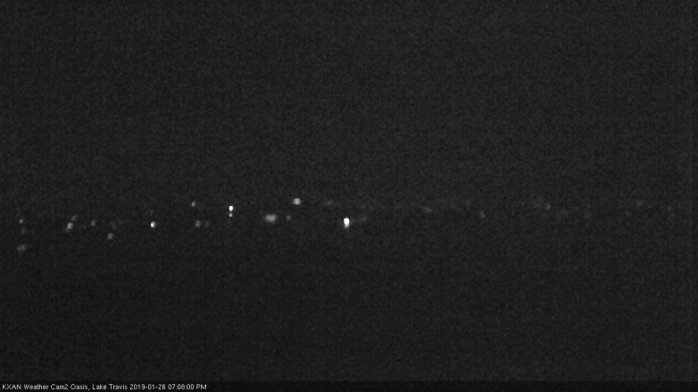 Lake Travis webcam, January 26, 2019 6:10 PM CT
