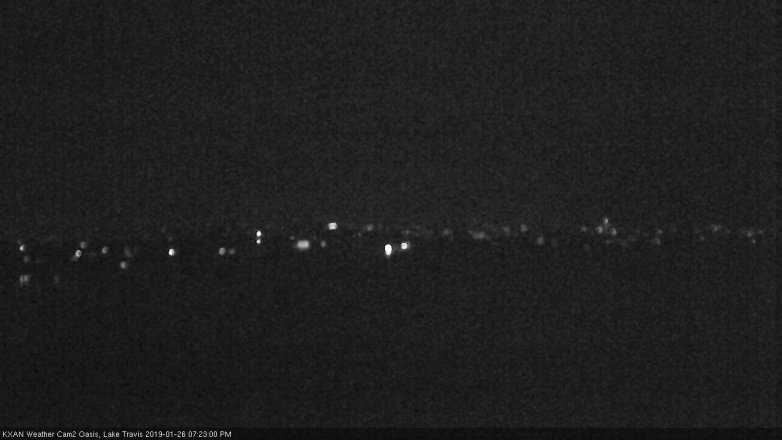Lake Travis webcam, January 26, 2019 6:25 PM CT