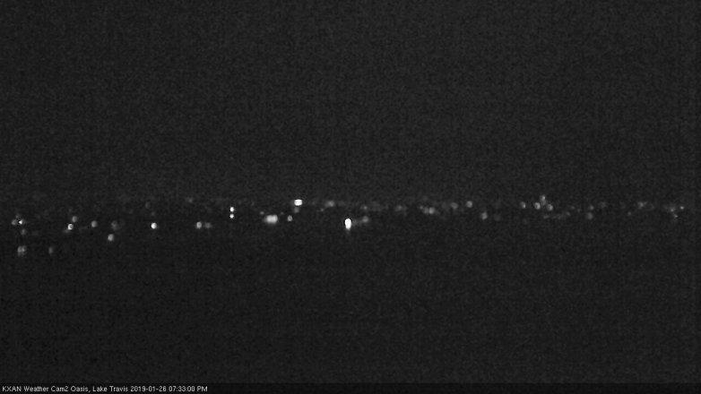Lake Travis webcam, January 26, 2019 6:35 PM CT