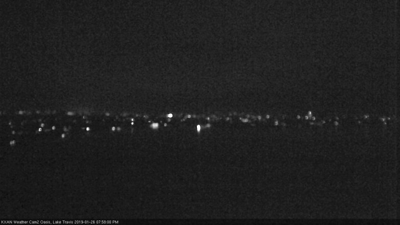Lake Travis webcam, January 26, 2019 7:00 PM CT