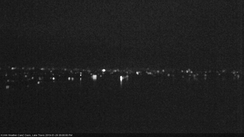 Lake Travis webcam, January 26, 2019 8:10 PM CT
