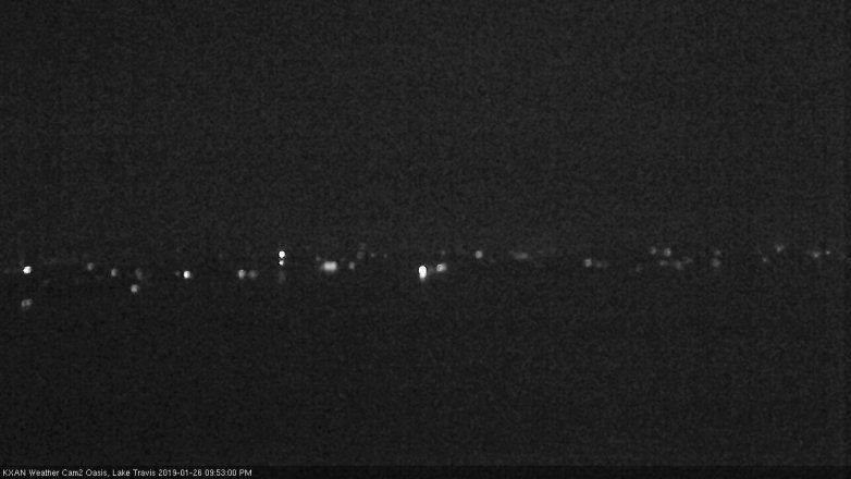 Lake Travis webcam, January 26, 2019 8:55 PM CT