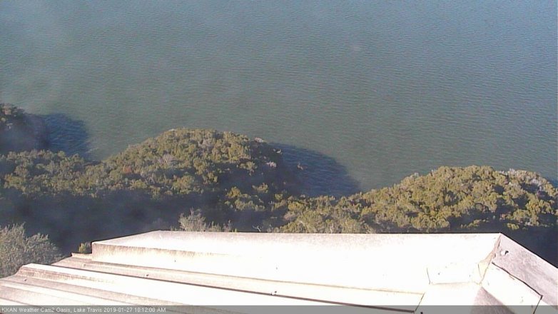 Lake Travis webcam, January 27, 2019 9:15 AM CT