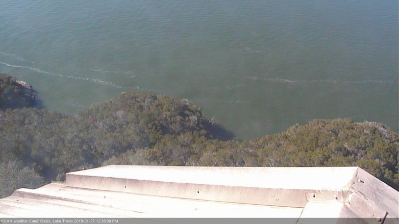 Lake Travis webcam, January 27, 2019 11:40 AM CT