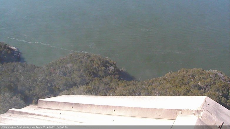 Lake Travis webcam, January 27, 2019 11:45 AM CT