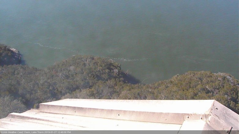 Lake Travis webcam, January 27, 2019 11:50 AM CT