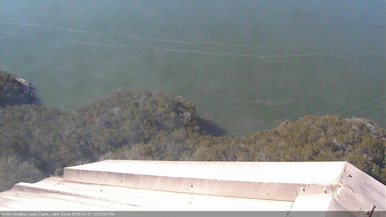 Lake Travis webcam, January 27, 2019 11:55 AM CT