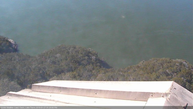 Lake Travis webcam, January 27, 2019 12:30 PM CT