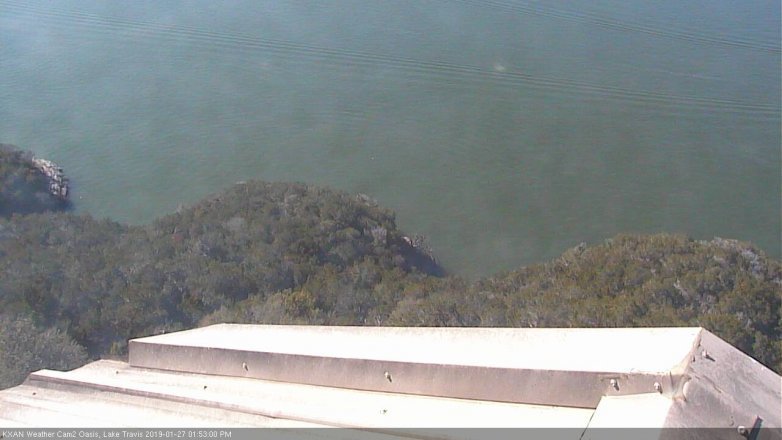 Lake Travis webcam, January 27, 2019 12:55 PM CT