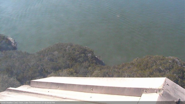 Lake Travis webcam, January 27, 2019 1:10 PM CT