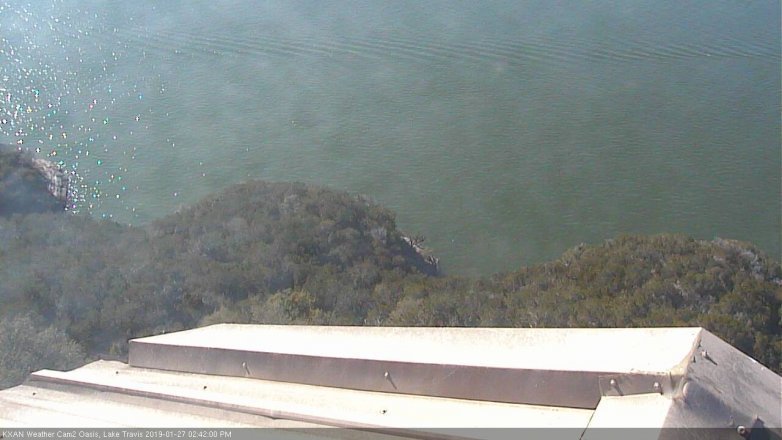 Lake Travis webcam, January 27, 2019 1:45 PM CT