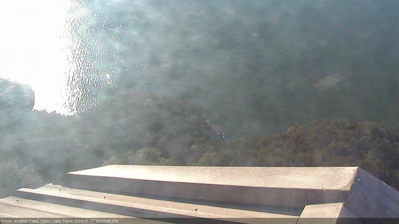 Lake Travis webcam, January 27, 2019 3:25 PM CT