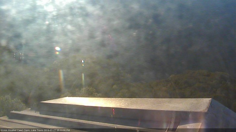 Lake Travis webcam, January 27, 2019 4:35 PM CT