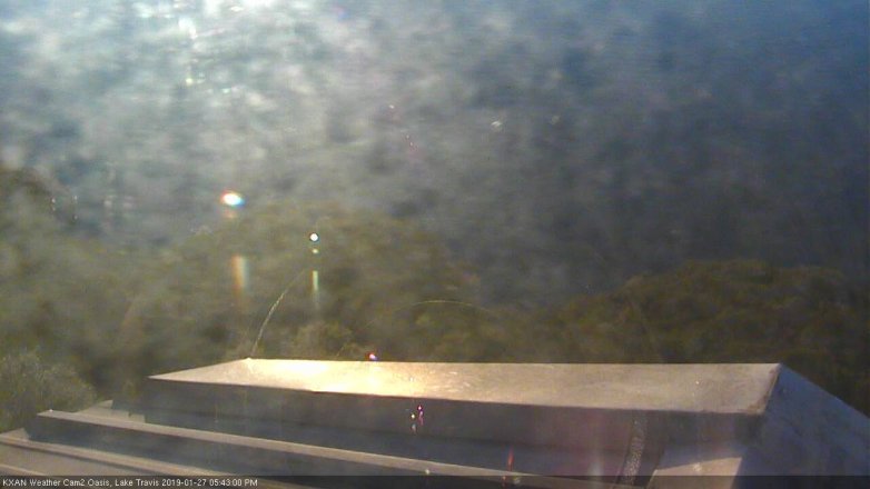 Lake Travis webcam, January 27, 2019 4:45 PM CT