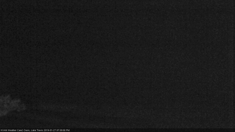 Lake Travis webcam, January 27, 2019 6:40 PM CT