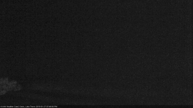 Lake Travis webcam, January 27, 2019 6:50 PM CT