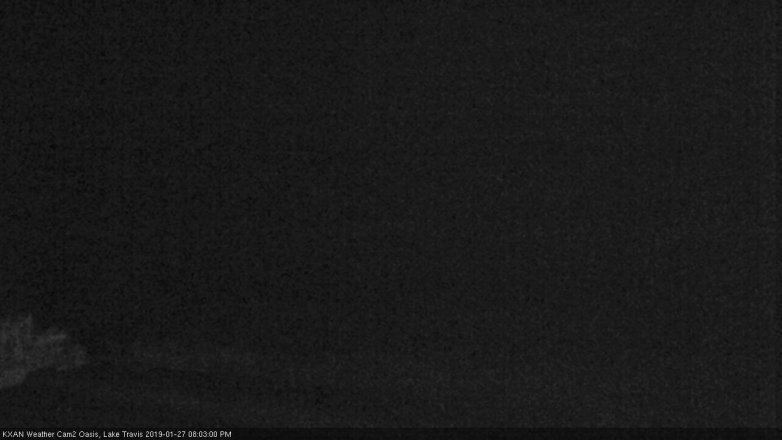 Lake Travis webcam, January 27, 2019 7:05 PM CT