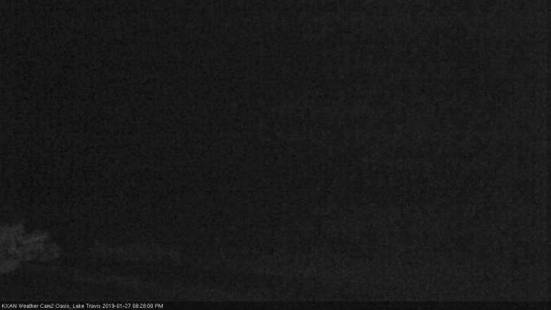 Lake Travis webcam, January 27, 2019 7:30 PM CT