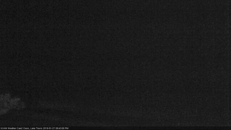Lake Travis webcam, January 27, 2019 7:45 PM CT