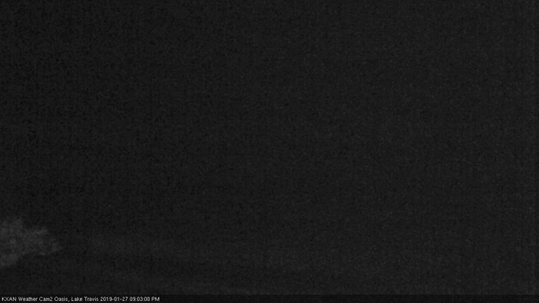 Lake Travis webcam, January 27, 2019 8:05 PM CT