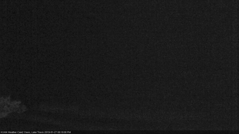 Lake Travis webcam, January 27, 2019 8:20 PM CT