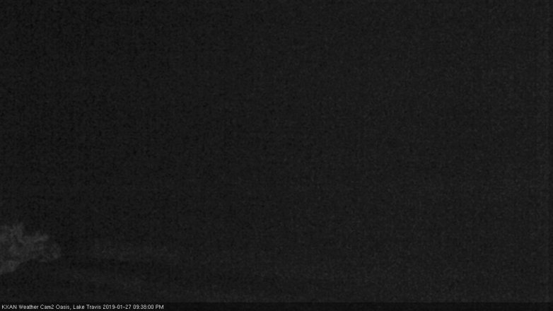Lake Travis webcam, January 27, 2019 8:40 PM CT